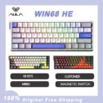 Aula Win68 HE Gaming Keyboard – Magnetic Switch RGB Mechanical