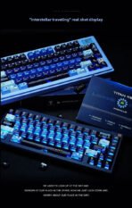 Titan Nation Interstellar Crossing Keycaps Original Height PBT Material PC Transparent Thermally Sublimated HighQuality 144 Keys - Image 11
