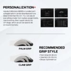 FANTECH KANATAS WG9S Wireless Gaming Mouse - PIXART 3311, 12000DPI, Macro Buttons - Image 5