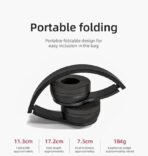 Foldable Bluetooth 5.0 Headset – Wireless & Wired with TF Card - Image 12