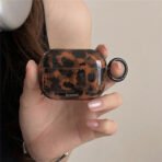 Retro Amber Leopard Silicone iPhone Case - Animal Print Protective Cover - Image 8