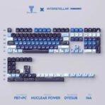 Titan Nation Interstellar Crossing Keycaps Original Height PBT Material PC Transparent Thermally Sublimated HighQuality 144 Keys - Image 5