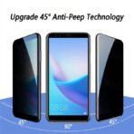 Xiaomi Poco C65 Anti-Spy Privacy Tempered Glass Screen Protector - Image 3