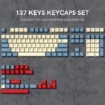 126 Keys Retro Dark Red PBT Keycap Set - Double Shot Cherry Profile for Mechanical Keyboards - Image 22