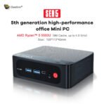 Beelink SER5 Max Mini PC – AMD Ryzen 7 6800U/7735HS, DDR5, WiFi 6, 2.5G LAN - Image 7