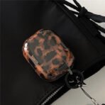Retro Amber Leopard Silicone iPhone Case - Animal Print Protective Cover - Image 3