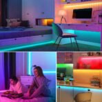 WiFi Bluetooth RGB COB LED Strip Light – 576 LEDs, 24/44 Key Remote, Flexible Tape Kit - Image 20