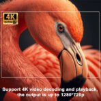 Projector – 4K Ultra HD & Mini Portable Home Cinema - Image 3