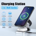3-in-1 Wireless Charging Station – Fast Charge for Phone, Watch & Earbuds - Image 3